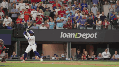 Adolis Garcia Hitting A Home Run GIF