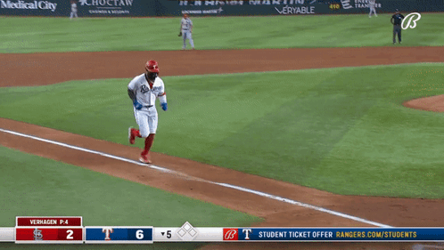 Adolis Garcia Running To The Base GIF