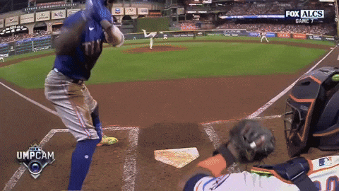 Adolis Garcia Striking Baseball Back View GIF