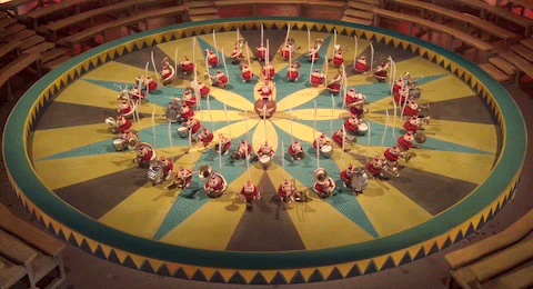 Adorable Coraline Mouse Circus Dance Performance GIF