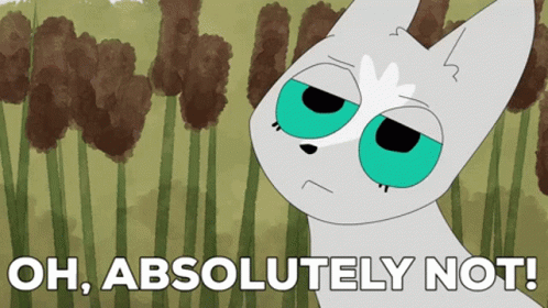 Adorable Hailstar Disagree Absolutely Not GIF