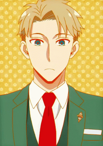 Adorable Loid Forger Smiling GIF