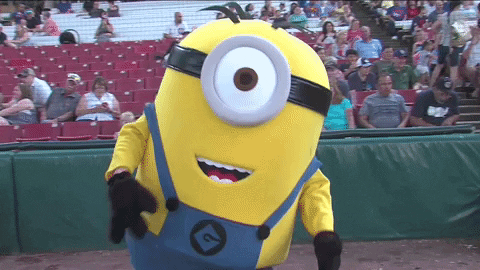 Adorable Minion Dancing GIF