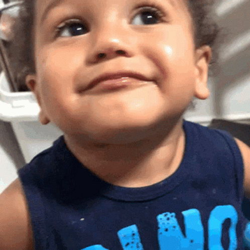 Adorable Noy Shaking Head Nope Dont Like That GIF