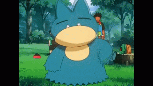 Adorable Pokemon Munchlax Scratch GIF