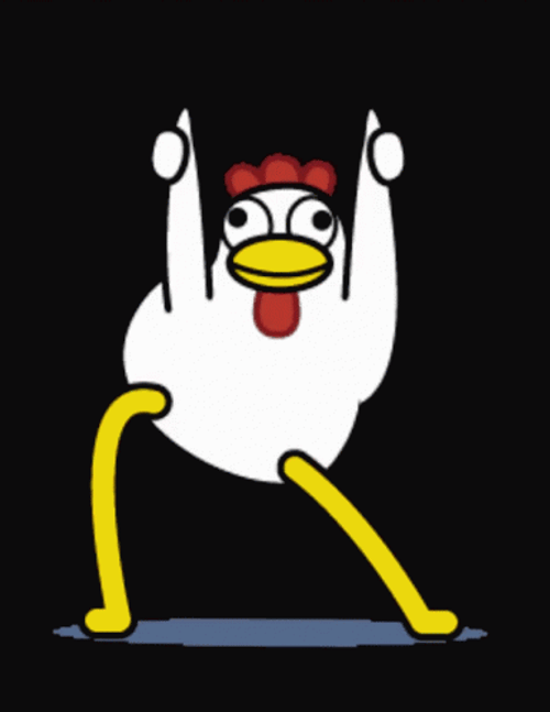 Adorable Rooster Swaying Hips GIF