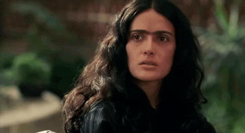 Adorable Salma Hayek Smirk GIF