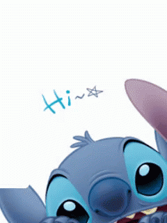 Adorable Sneak Peek Stitch Hi GIF