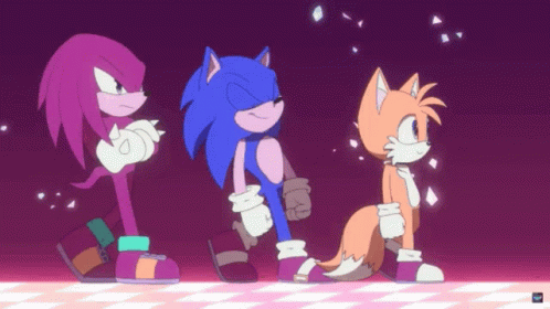 Adorable Sonic Iconic Phonk Walk GIF