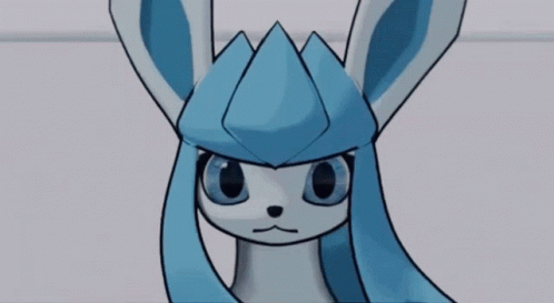 Adorable Spinning Pokemon Glaceon GIF