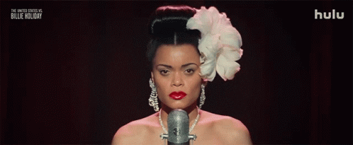 Adra Dray As Billie Holiday GIF
