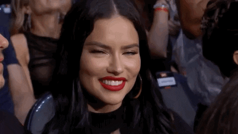 Adriana Lima Saying Hi GIF