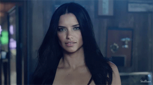 Adriana Lima Slow Motion Walk GIF
