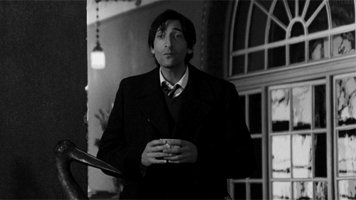Adrien Brody Black And White GIF
