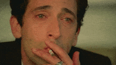 Adrien Brody Smoking Cigarette GIF