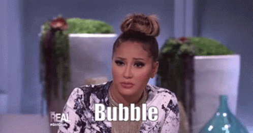 Adrienne Bailon Come On Bubble GIF