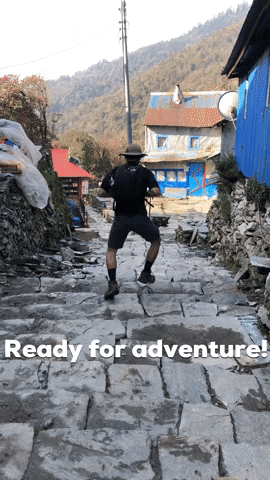 Adventure Hiking Man Ready To Go GIF