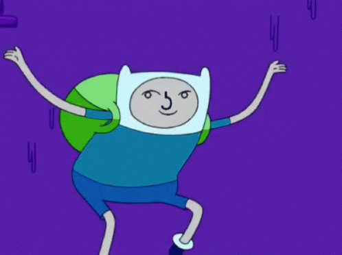 Adventure Time Finn Lenny Face GIF