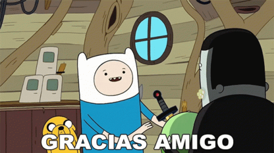 Adventure Time Finn The Human Muchas Gracias GIF