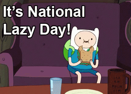 Adventure Time Its National Lazy Saturday GIF