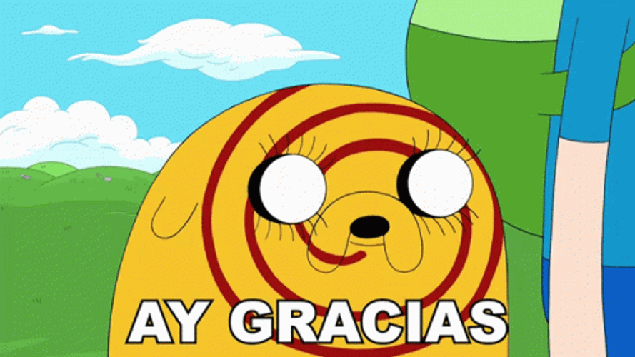 Adventure Time Jake The Dog Muchas Gracias GIF