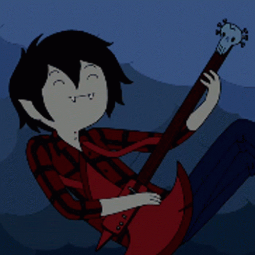 Adventure Time Mashall Lee Laughing GIF