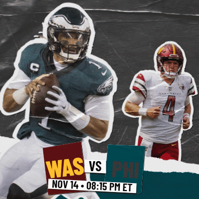 Advertisement For WAS Vs Phillies Football Game GIF