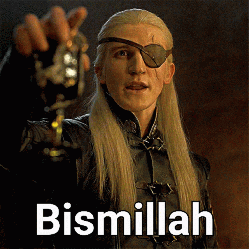 Aemond Targaryen Bismillah GIF