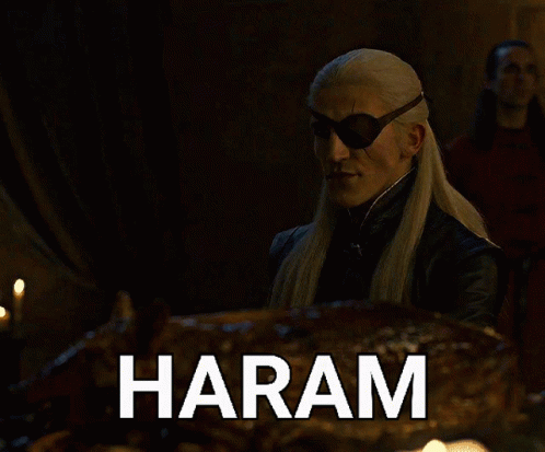 Aemond Targaryen Haram GIF