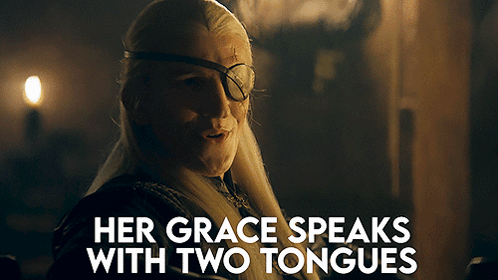 Aemond Targaryen Her Grace Speaks With Two Tongues GIF