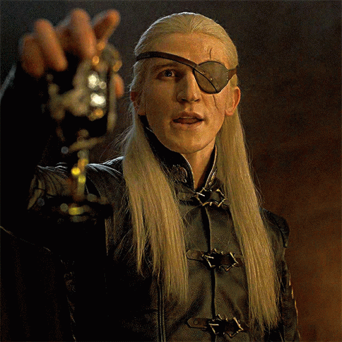 Aemond Targaryen Toast GIF