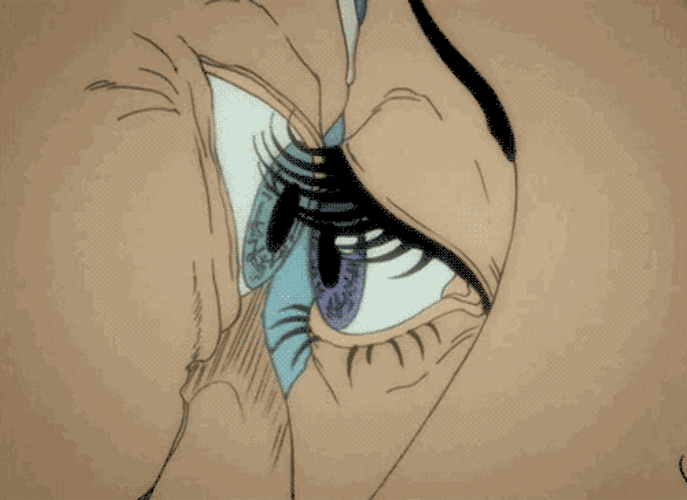 Storyboards from 'Aeon Flux,' including the iconic fly-eye sequence |  Dangerous Minds
