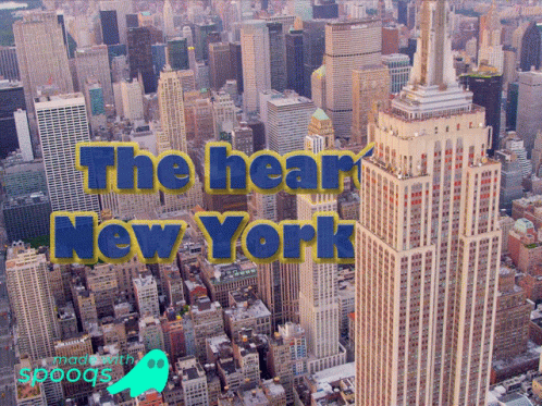 Aerial View New York The Hear New York