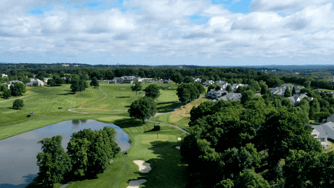 Aerial View Of Golf Course GIF