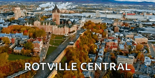 Aerial View Rotville Central Large Building