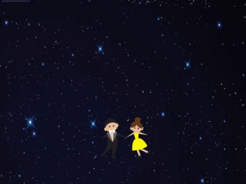 Aesthetic 2d Animation Of Wedding GIF