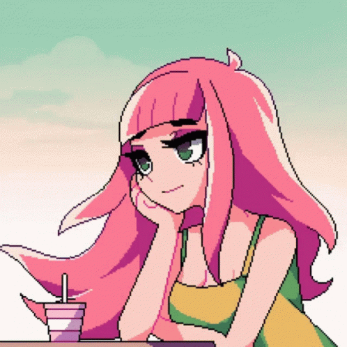 Aesthetic Anime Girl Glenna Nalira Relaxing GIF