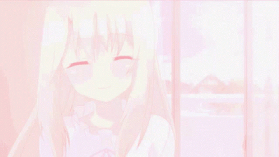 Aesthetic Anime Girl Happy Picture GIF