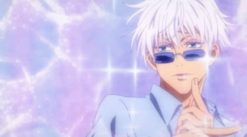Aesthetic Anime Gojo Satoru GIF