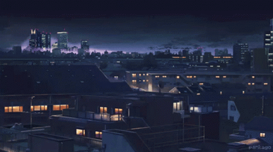 Aesthetic Background City Night GIF