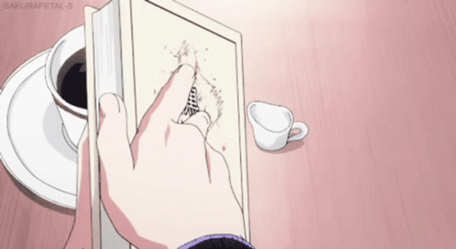 Aesthetic Background Opening The Books GIF