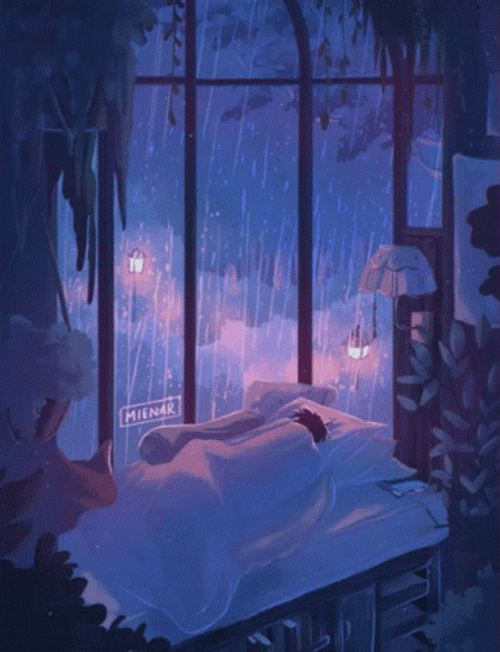 Aesthetic Background Rainy Day GIF