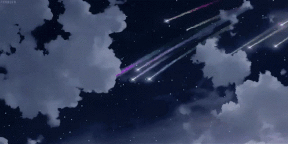 Aesthetic Background Shooting Stars GIF