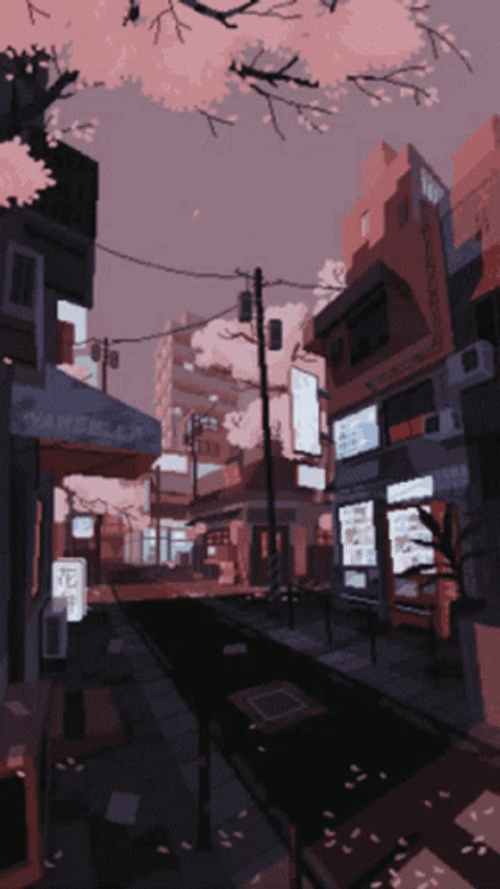Aesthetic Background Tokyo Scenery GIF