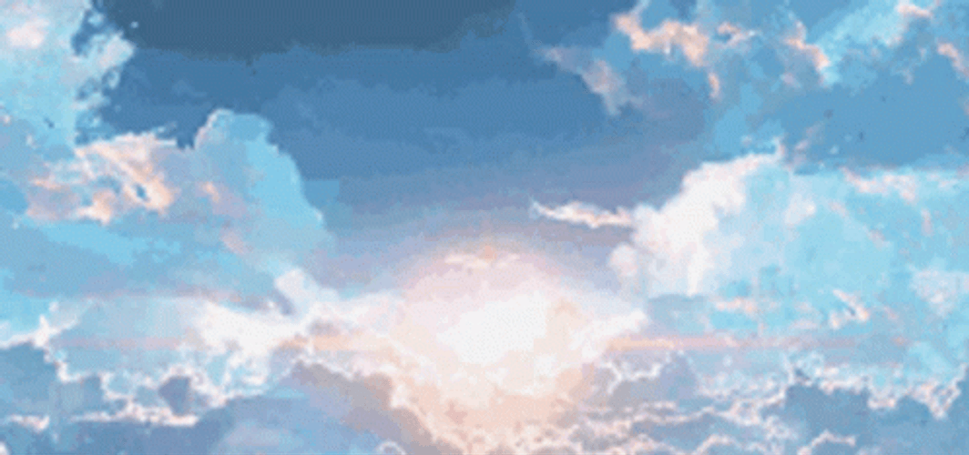 Aesthetic Blue Sky GIF