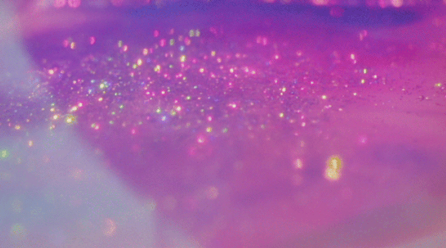 Excited Guy Glitter Background GIF 