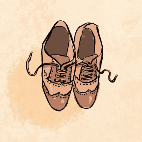 Aesthetic Cute Cartoon Shoes GIF