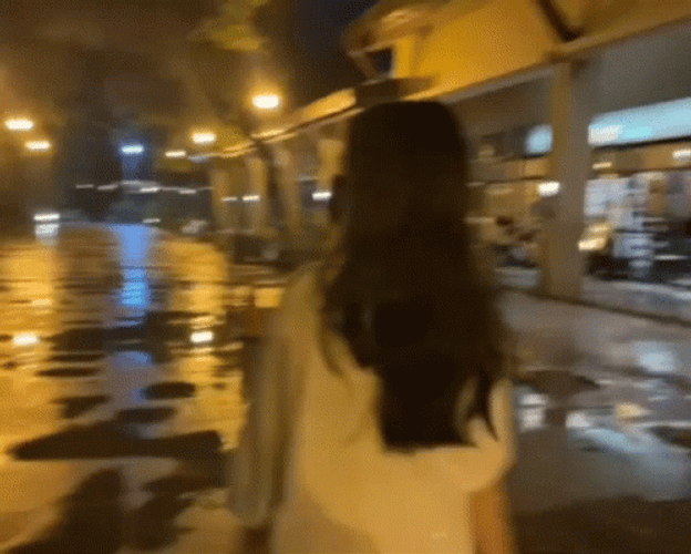 Aesthetic Girl In The Street GIF