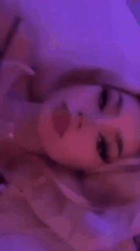 Aesthetic Girl Laying In Bed GIF