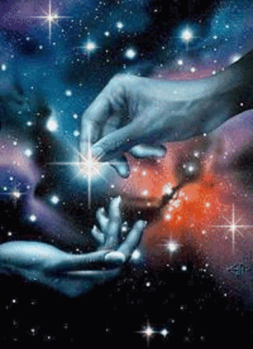 Aesthetic Hands Sparks Universe GIF
